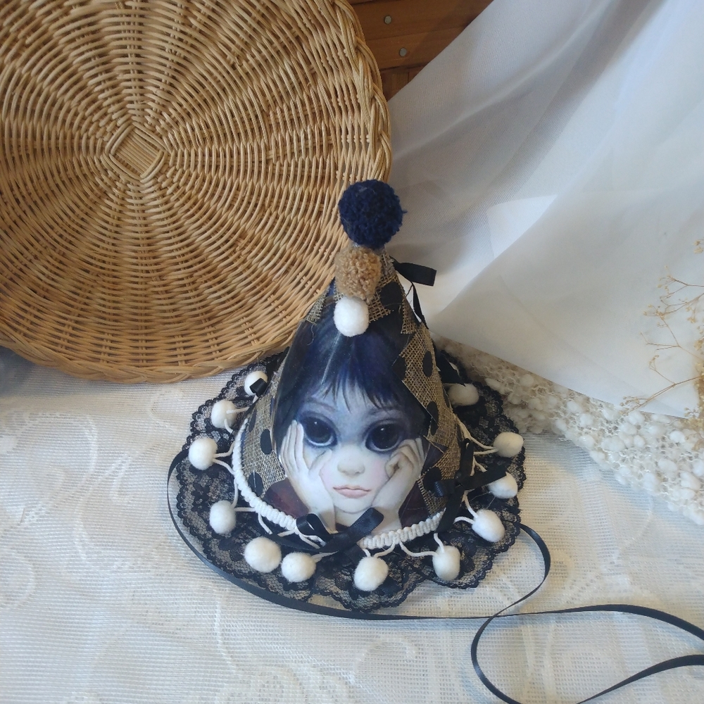 Unique Black and White Party Hat